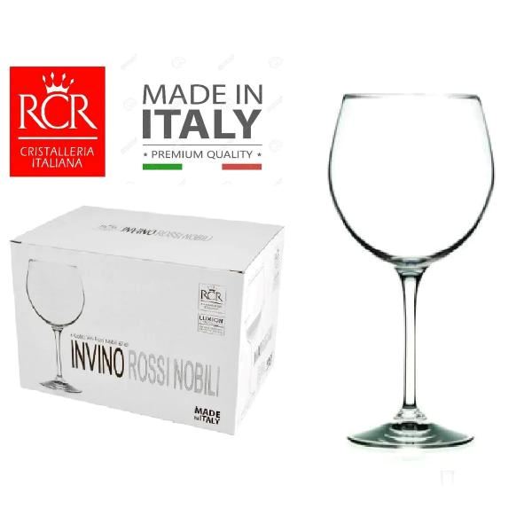 Set de Copas  X 06 INVINO ROSSI NOBILE 67 CL. RCR - Hecho en Italia